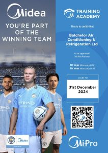 Batchelor Midea Pro Partner certificate